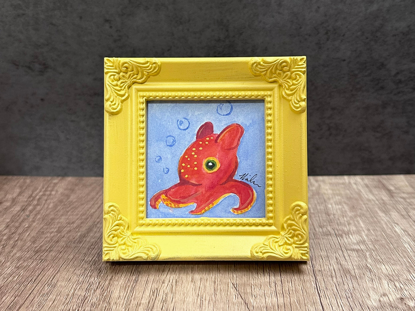 Dumbo Octopus Framed Mini Painting