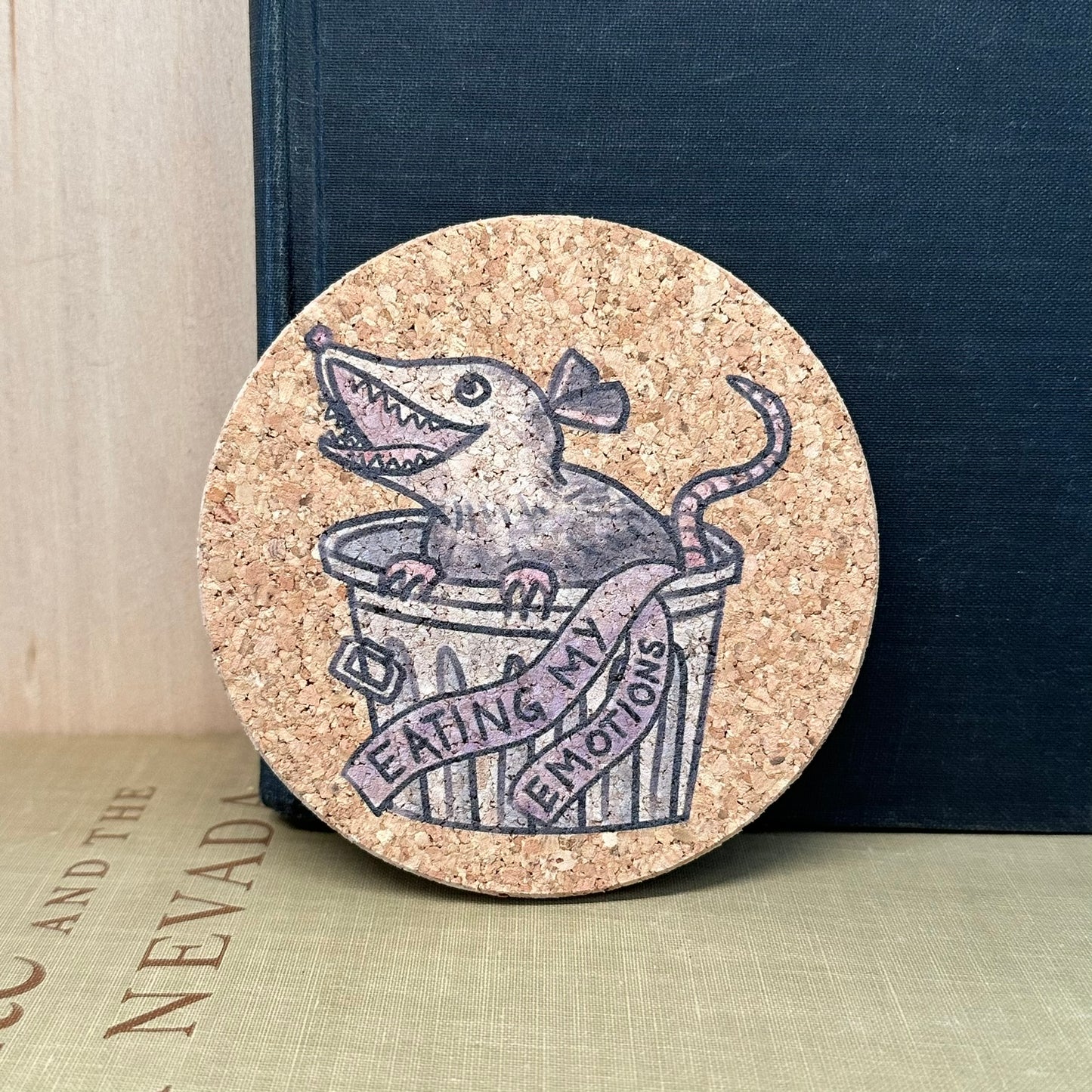Awkward Possums Cork Coaster Set of 4