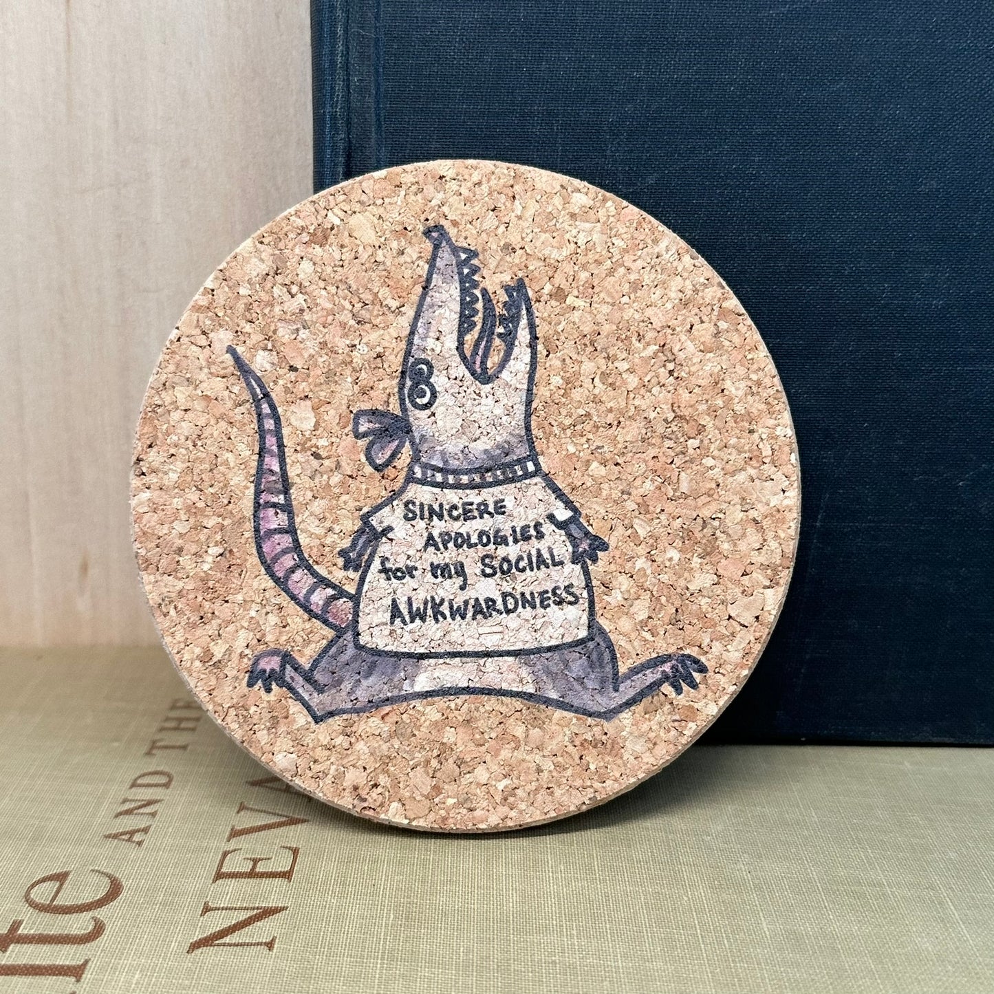 Awkward Possums Cork Coaster Set of 4