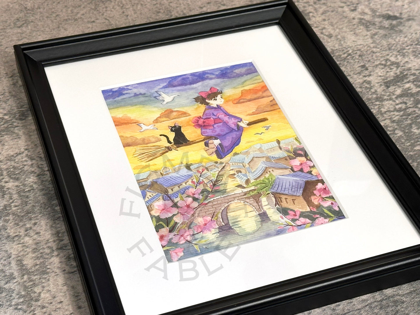 Soaring Above Edo Art Print