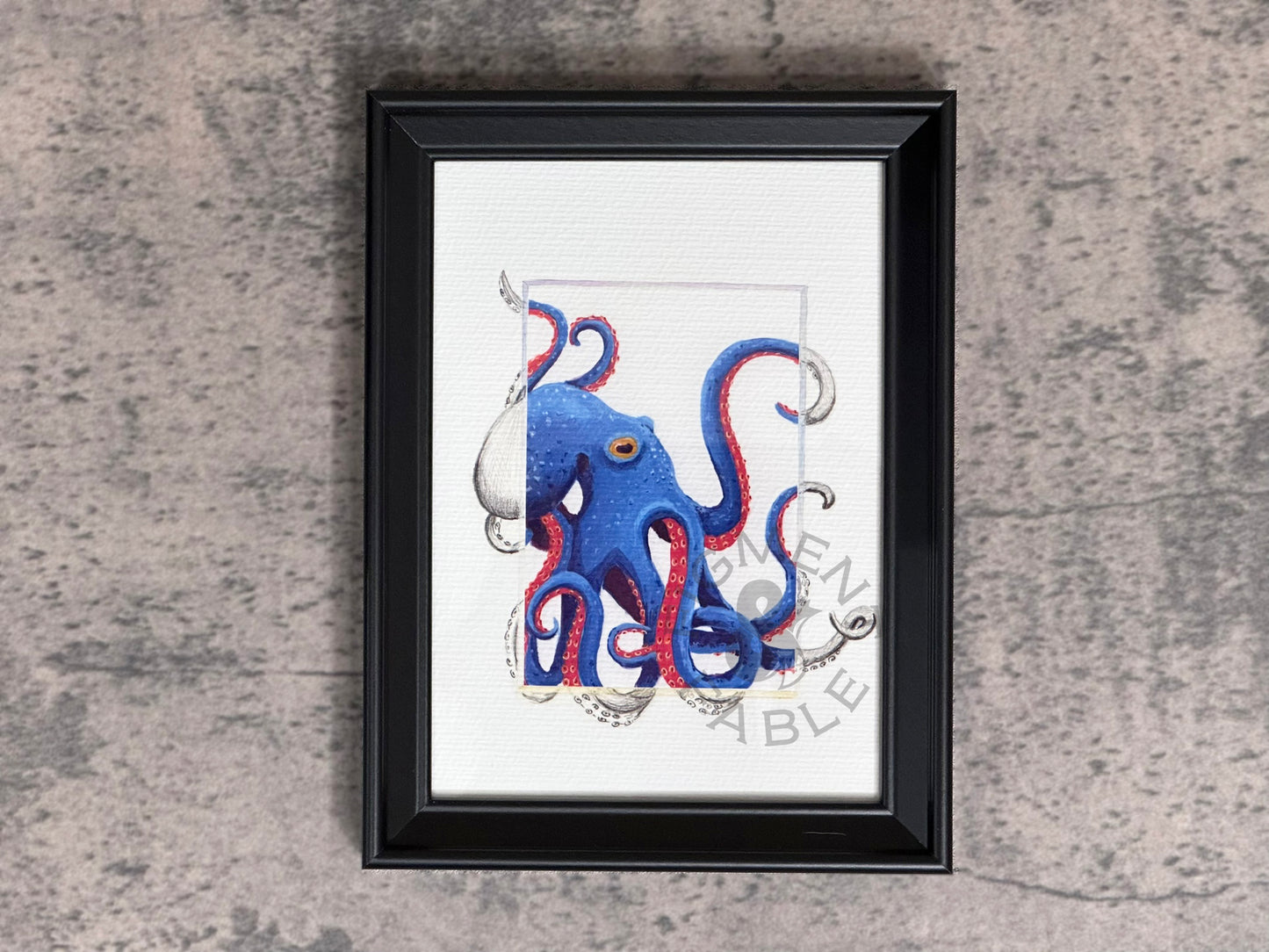 Pass Confines Octopus Art Print