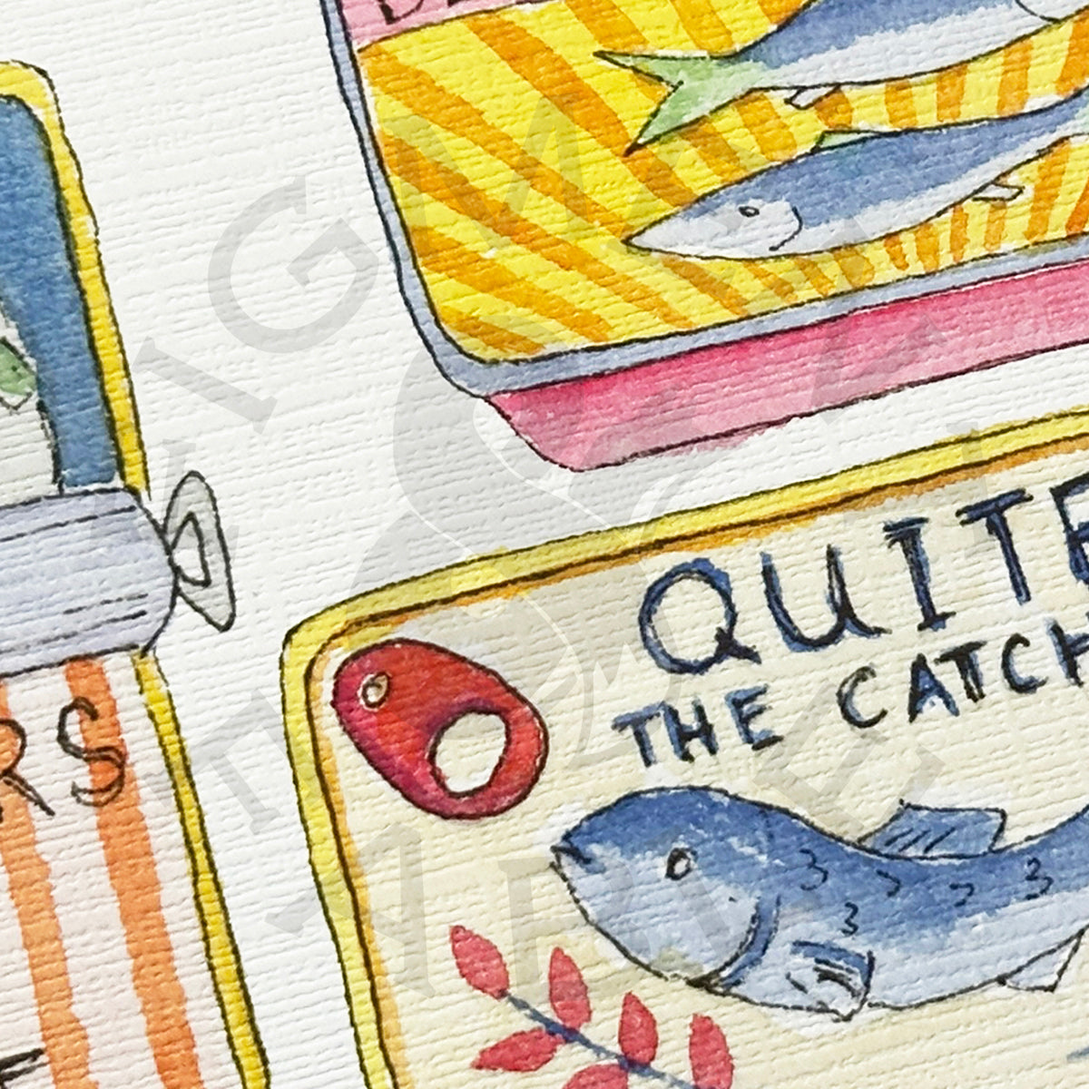 Sardine Tins Art Print