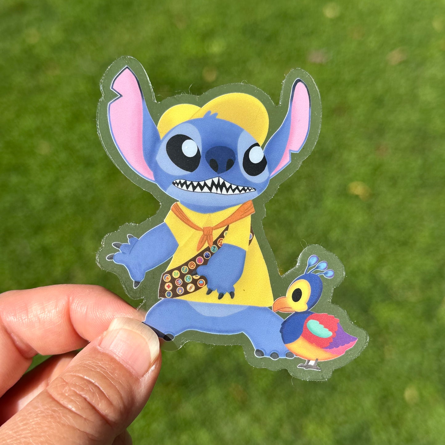 Alien Wilderness Scout Vinyl Sticker