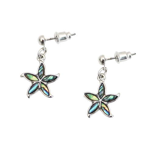 Star Flower Dangle Earrings