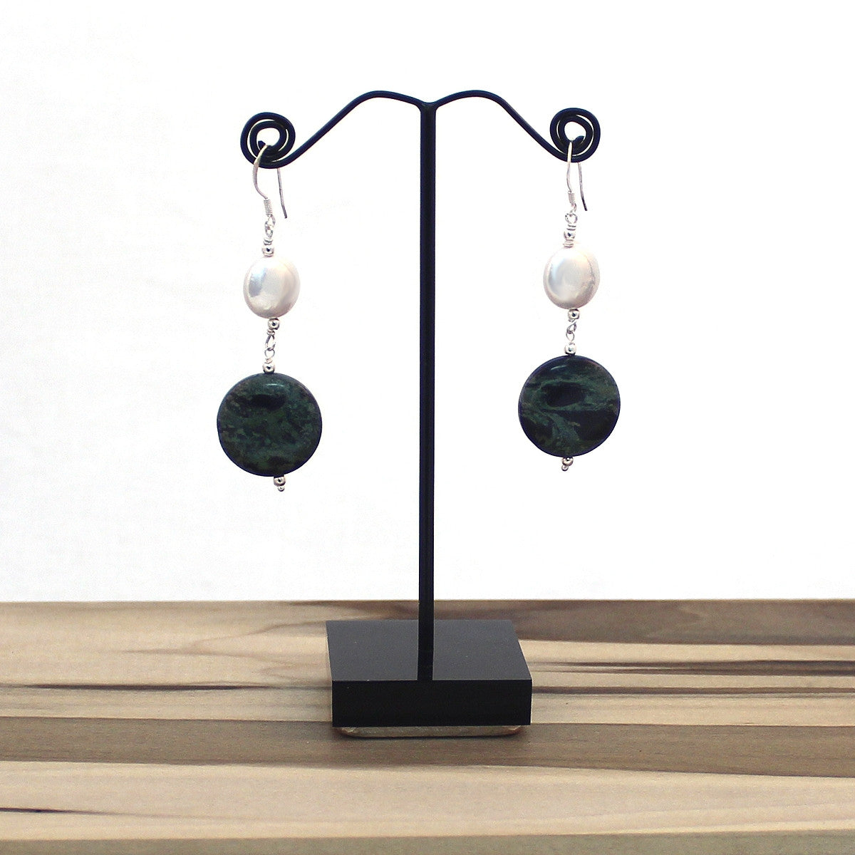 Lunar Eclipse Dangle Earrings