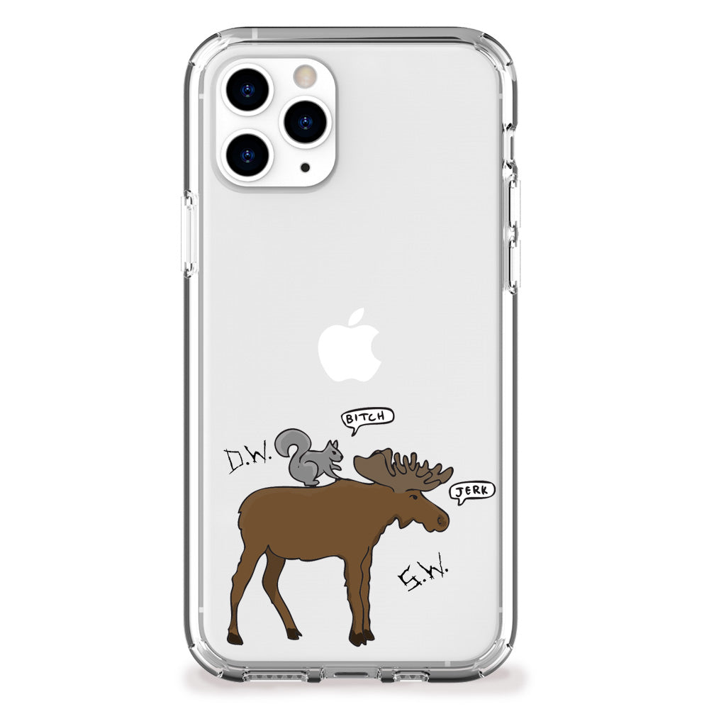 Moose and Squirrel supernatural phone case