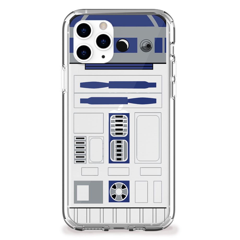 blue droid iphone case