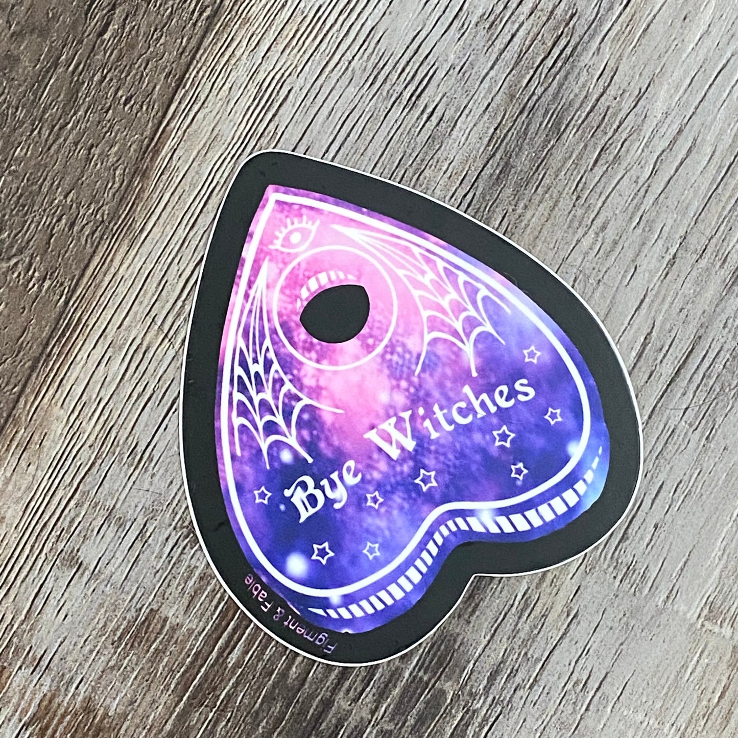 Ouiji "Bye Witches" Vinyl Sticker