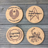 Star Trek Themed Cork Coaster Set of 4