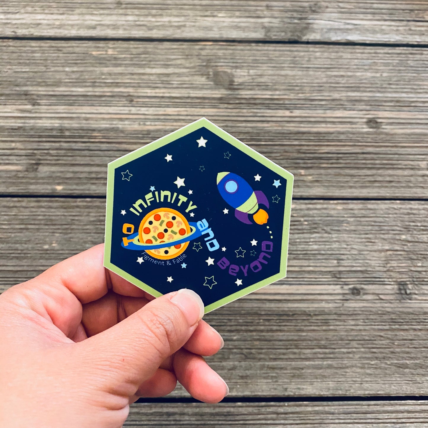 To Infinity & Beyond Vinyl Sticker
