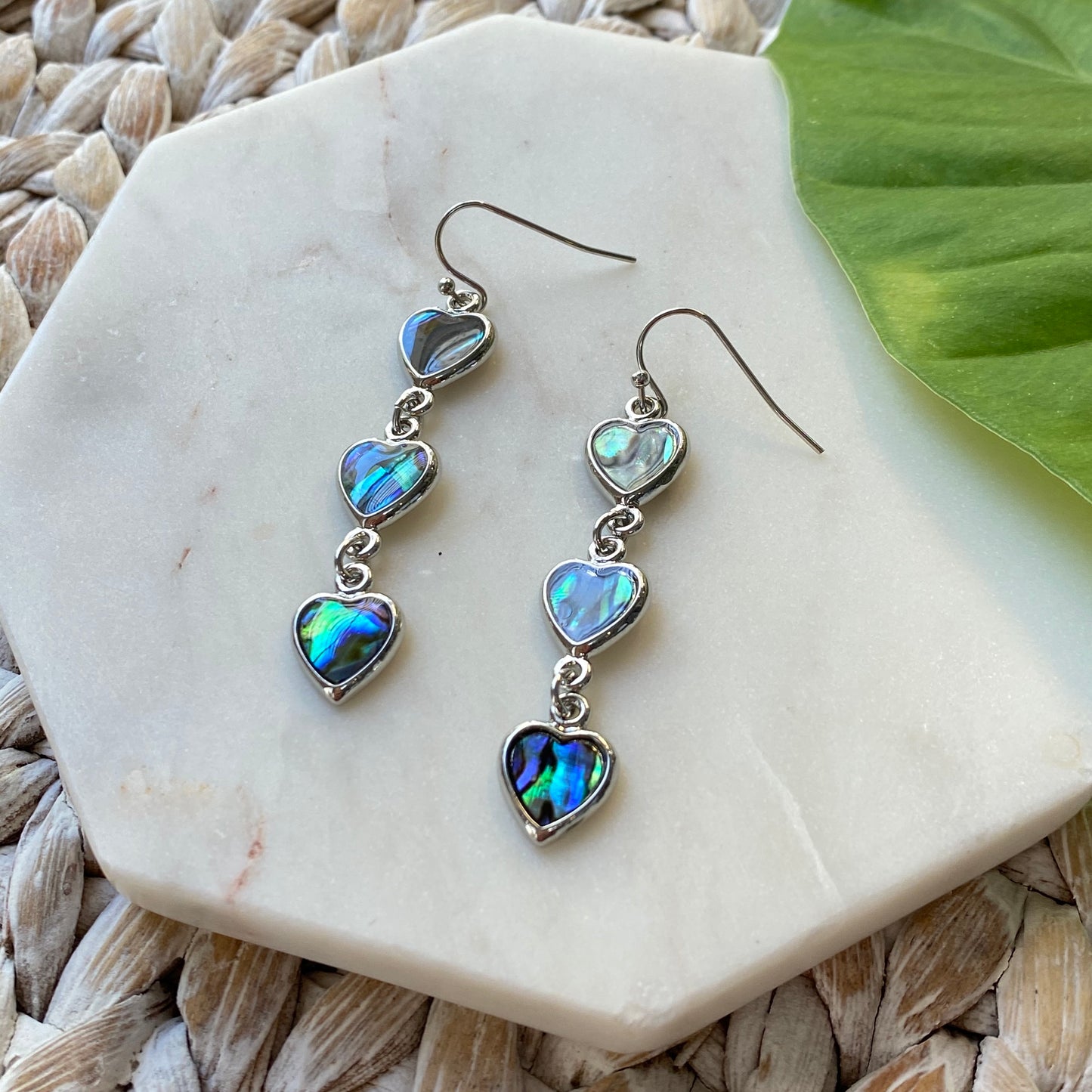 Hearts Dangle Earrings