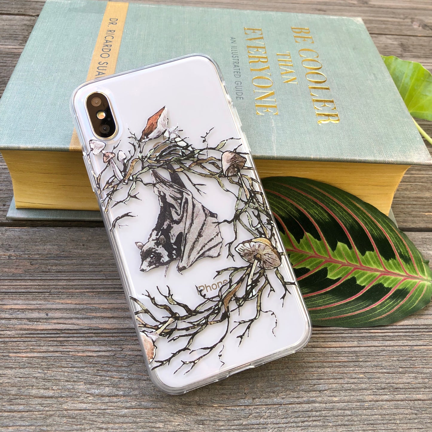 flying fox bat iphone case