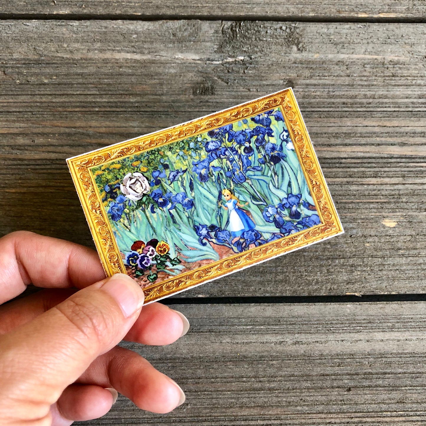 Alice in Van Gogh Land Vinyl Sticker