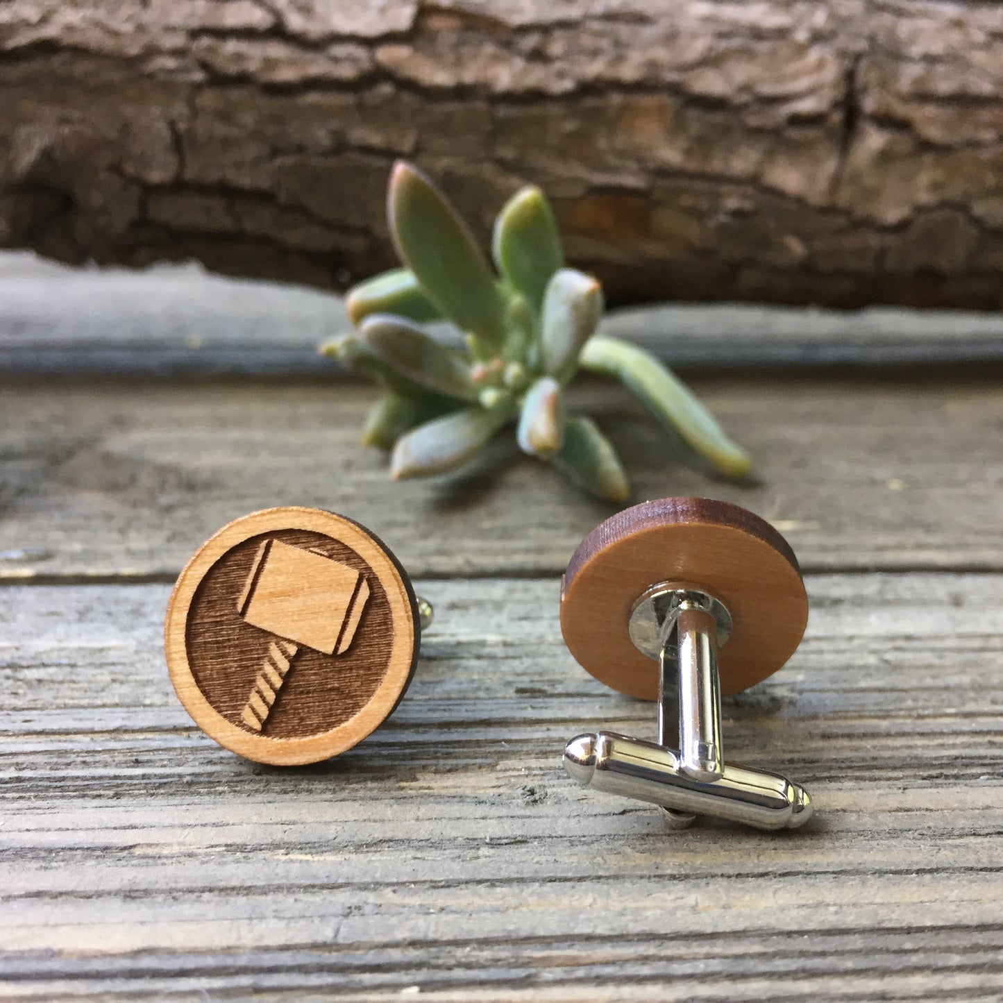 thor hammer cuff links