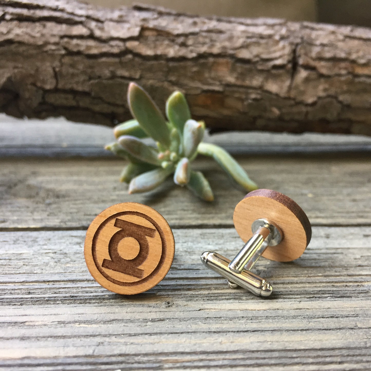 green lantern cuff links