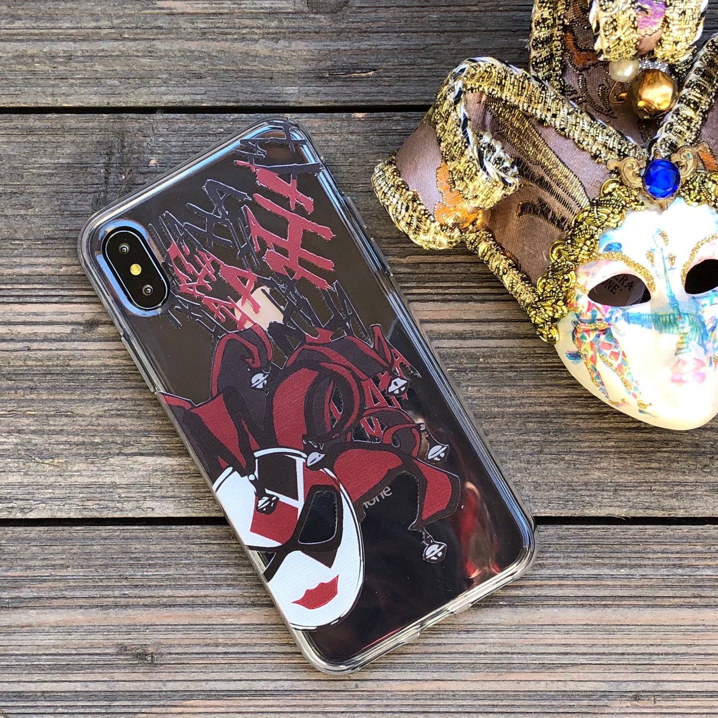 harlequin mask