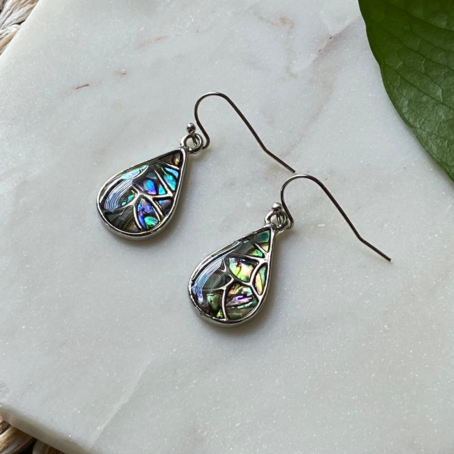 Mermaid Scales Abalone Earrings