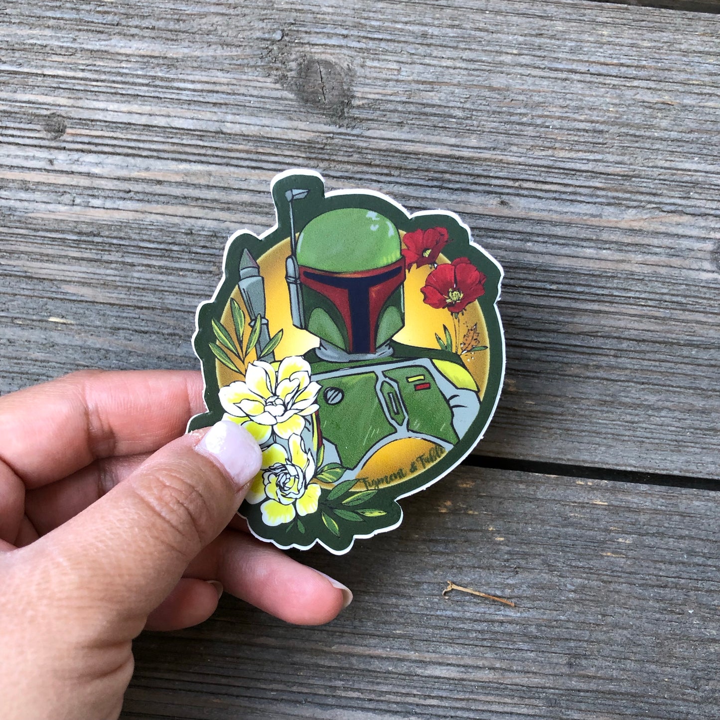 Galactic Bounty Hunter Vinyl Sticker