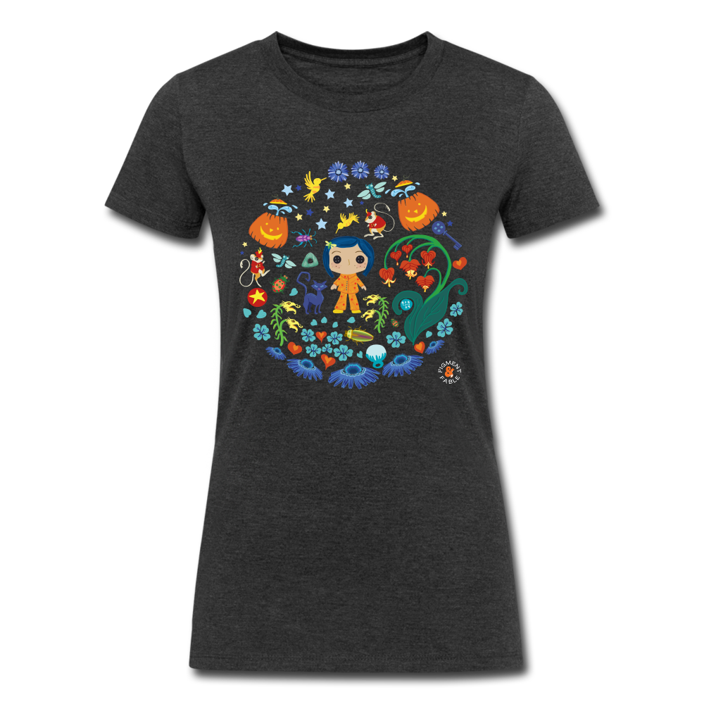 The Other Garden Women's Tri-Blend Organic T-Shirt - heather black