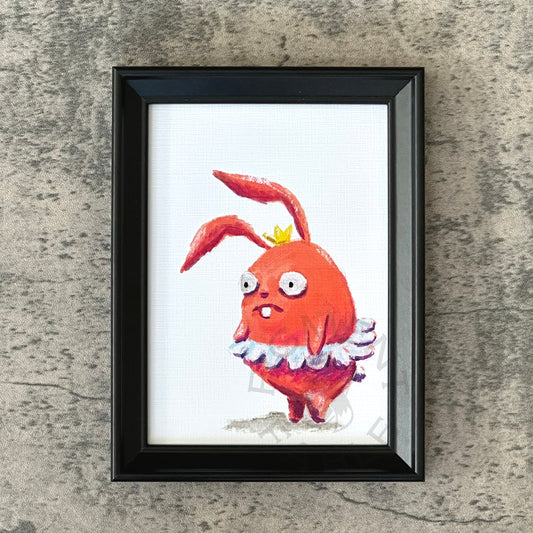 Bunny Ballerina Art Print