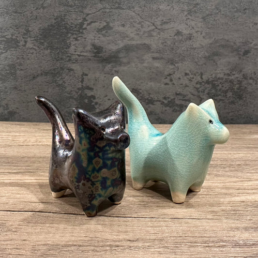 Ceramic Cat Figurine