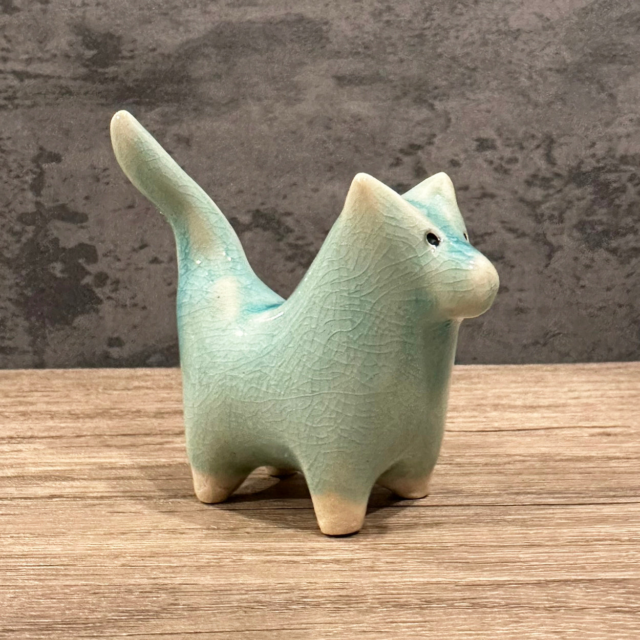 Ceramic Cat Figurine