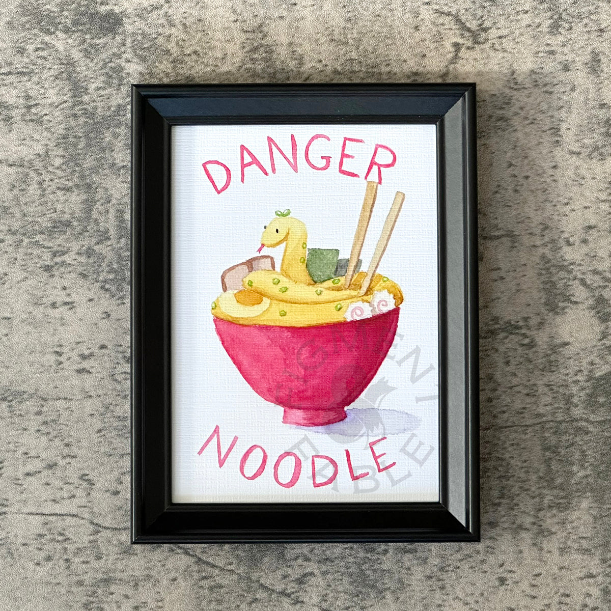 Danger Noodle, Ramen Art Print