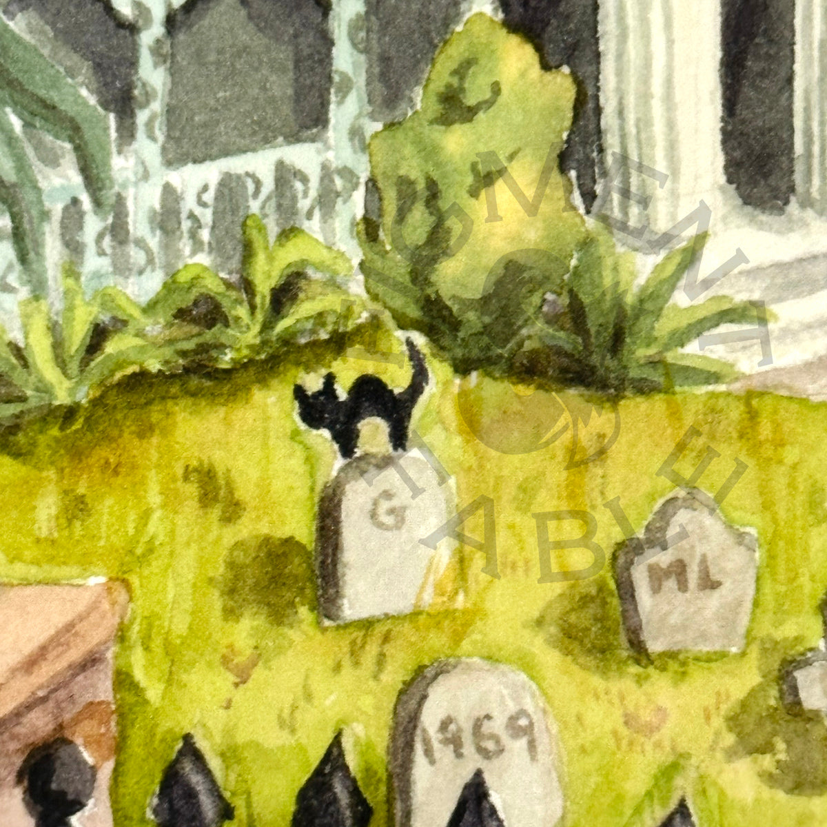 Haunted House Art Print
