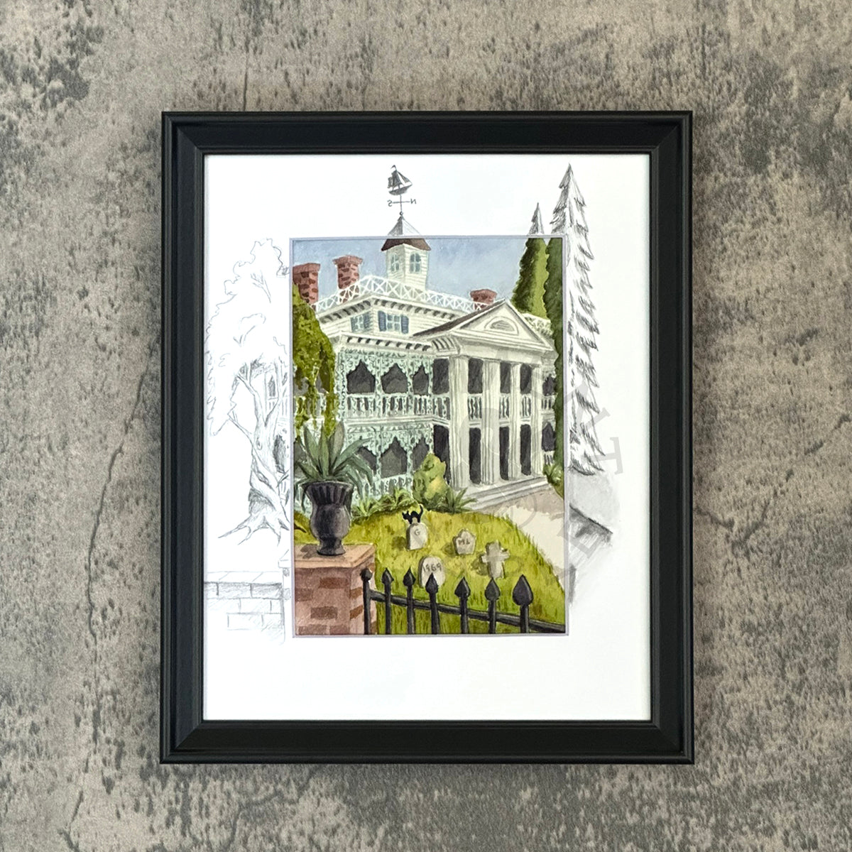 Haunted House Art Print
