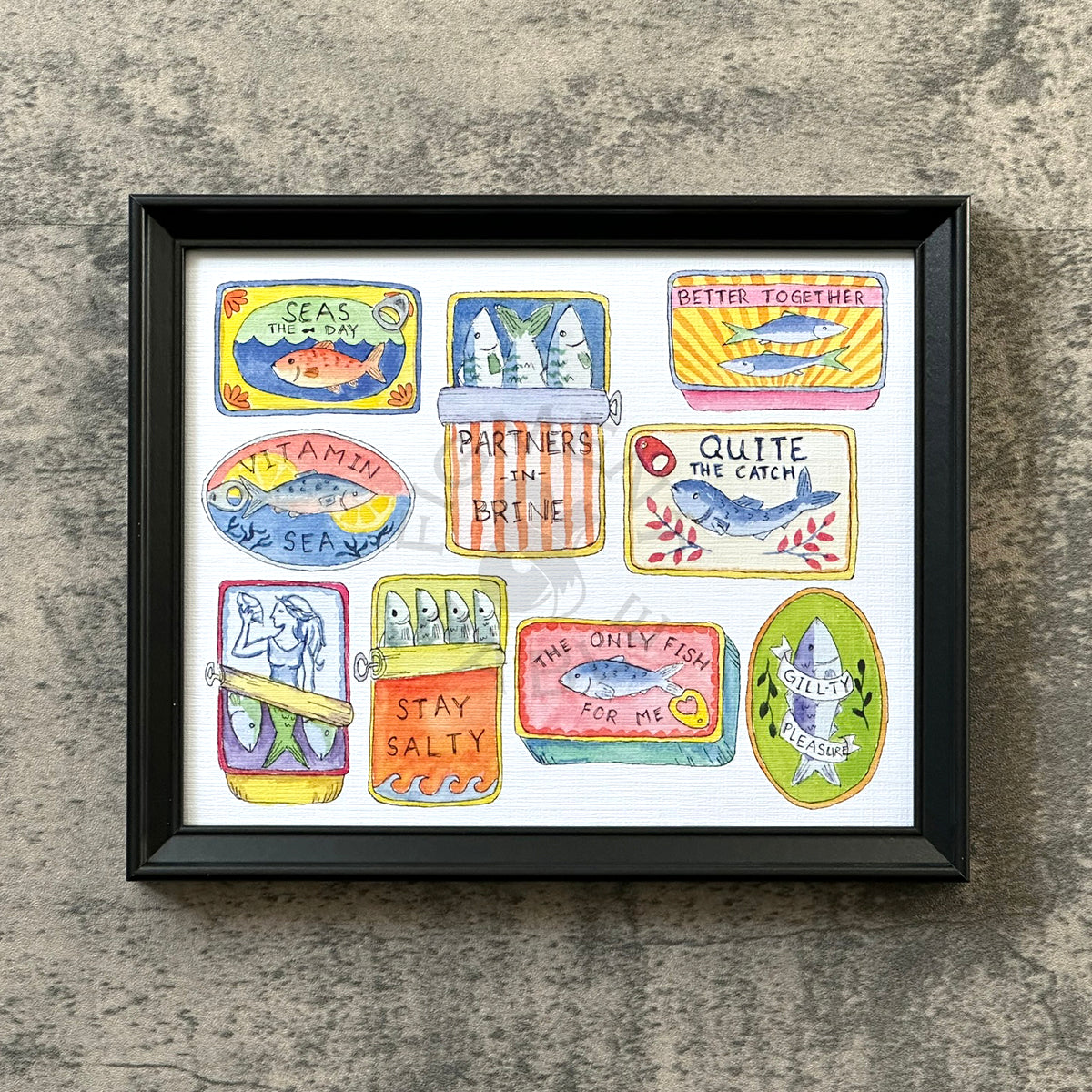 Sardine Tins Art Print