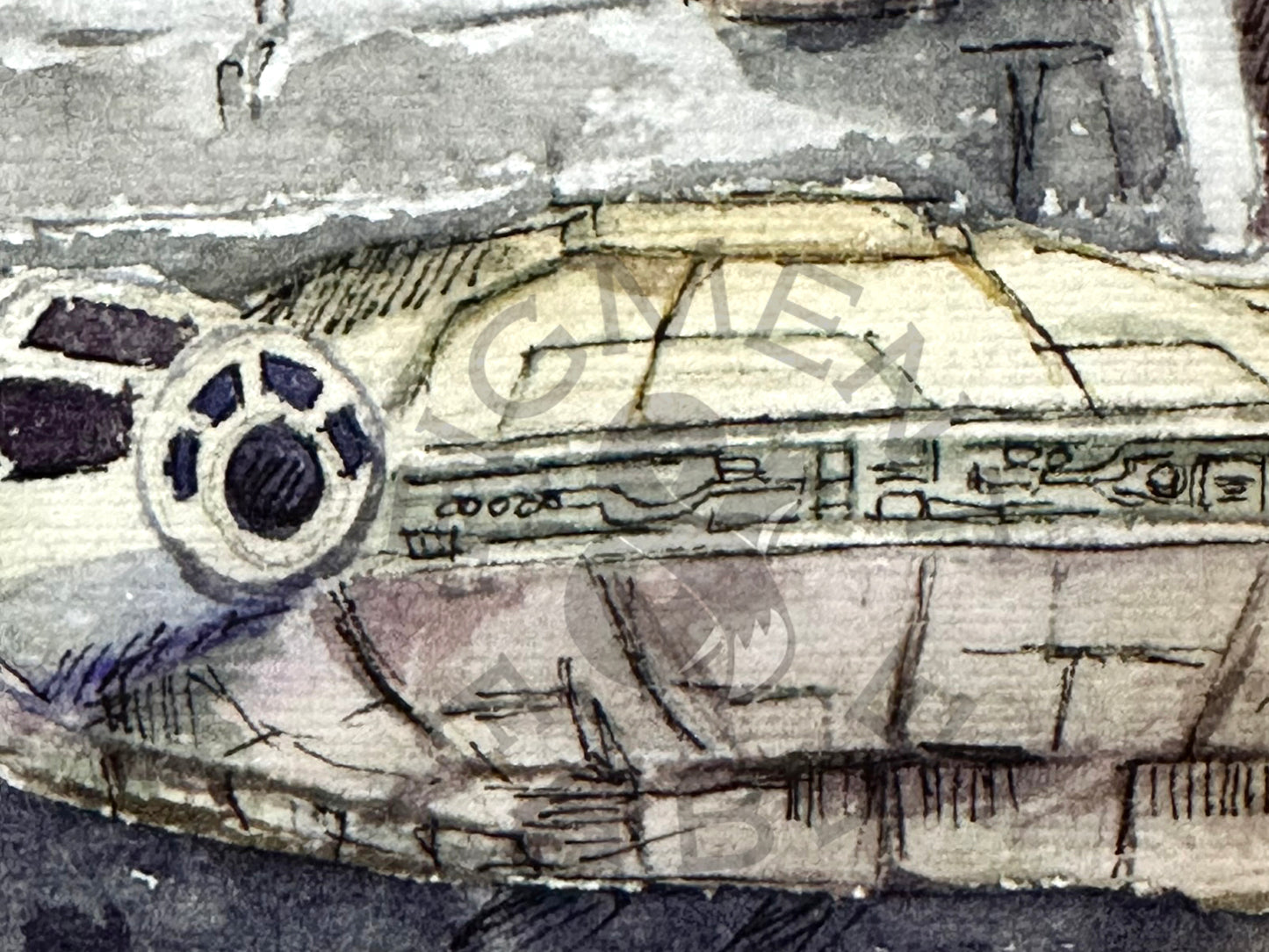 Galactic Traveler's Outpost Art Print
