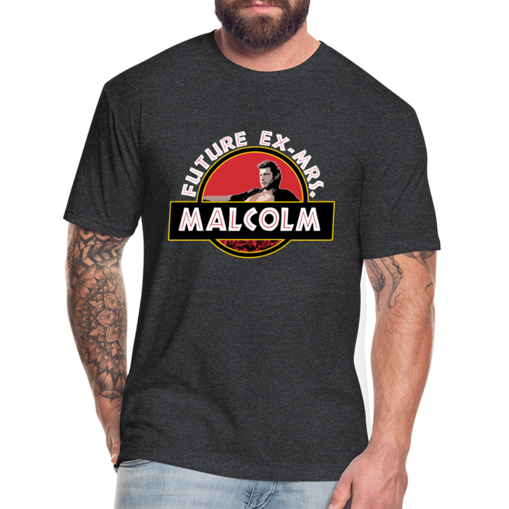 Future Ex Mrs Malcolm Fitted Cotton/Poly T-Shirt - heather black