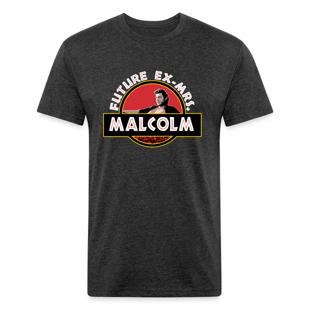 Future Ex Mrs Malcolm Fitted Cotton/Poly T-Shirt - heather black