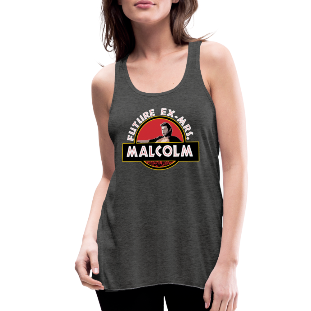 Future Ex Mrs Malcolm Flowy Tank Top - deep heather