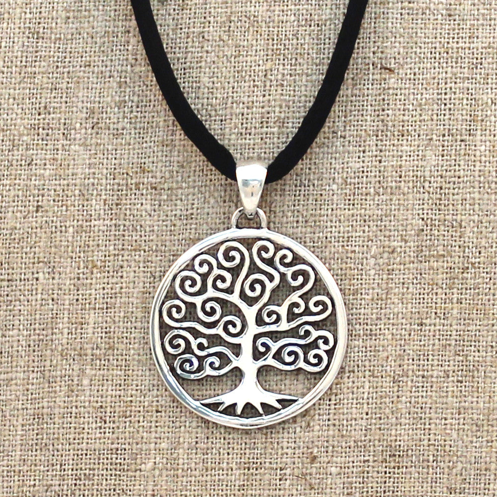 Sterling Silver Whimsy Tree of Life Necklace