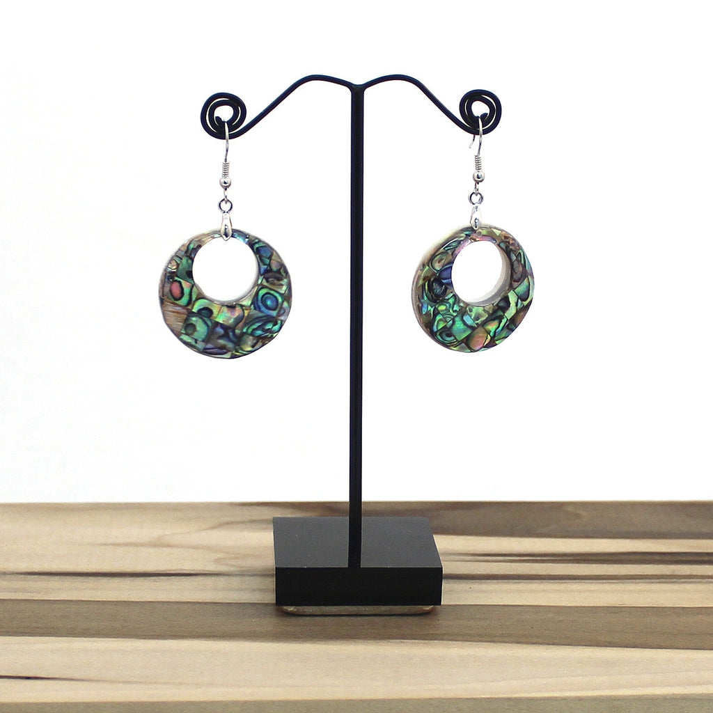 Abalone Tile Earrings
