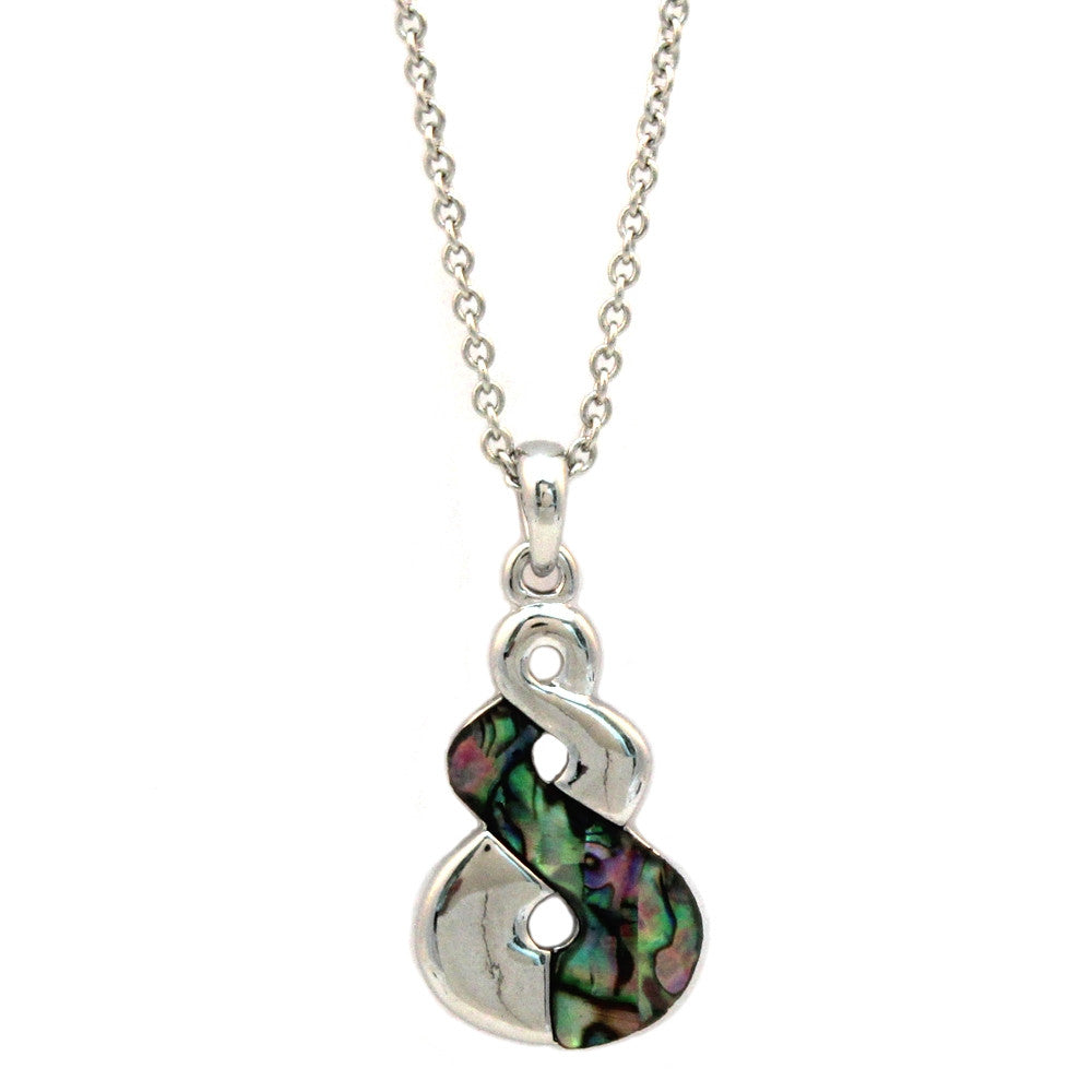 Triple Twist Abalone Shell Necklace