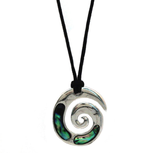 Spiral Abalone Shell Necklace