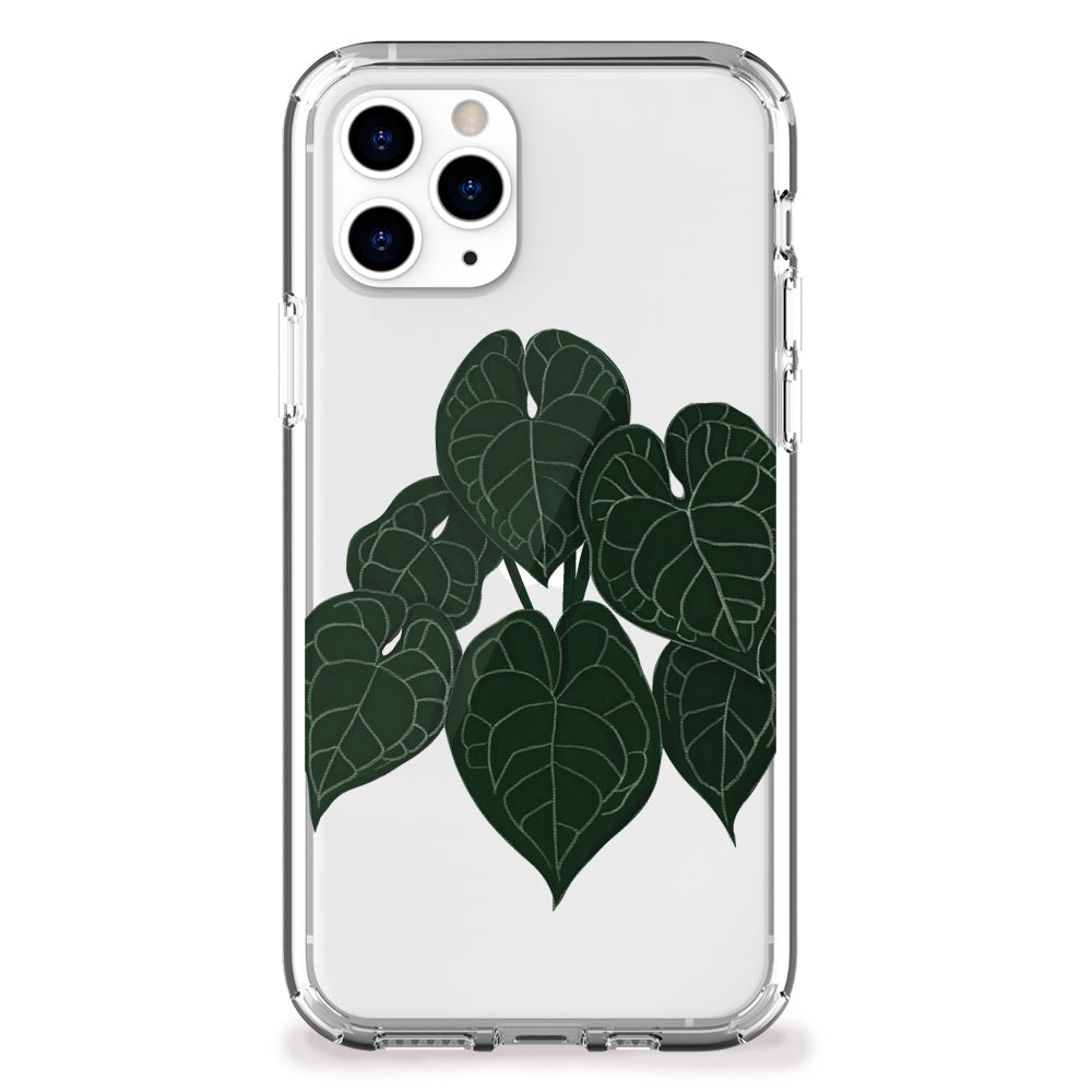 anthurium plant leaves iphone case