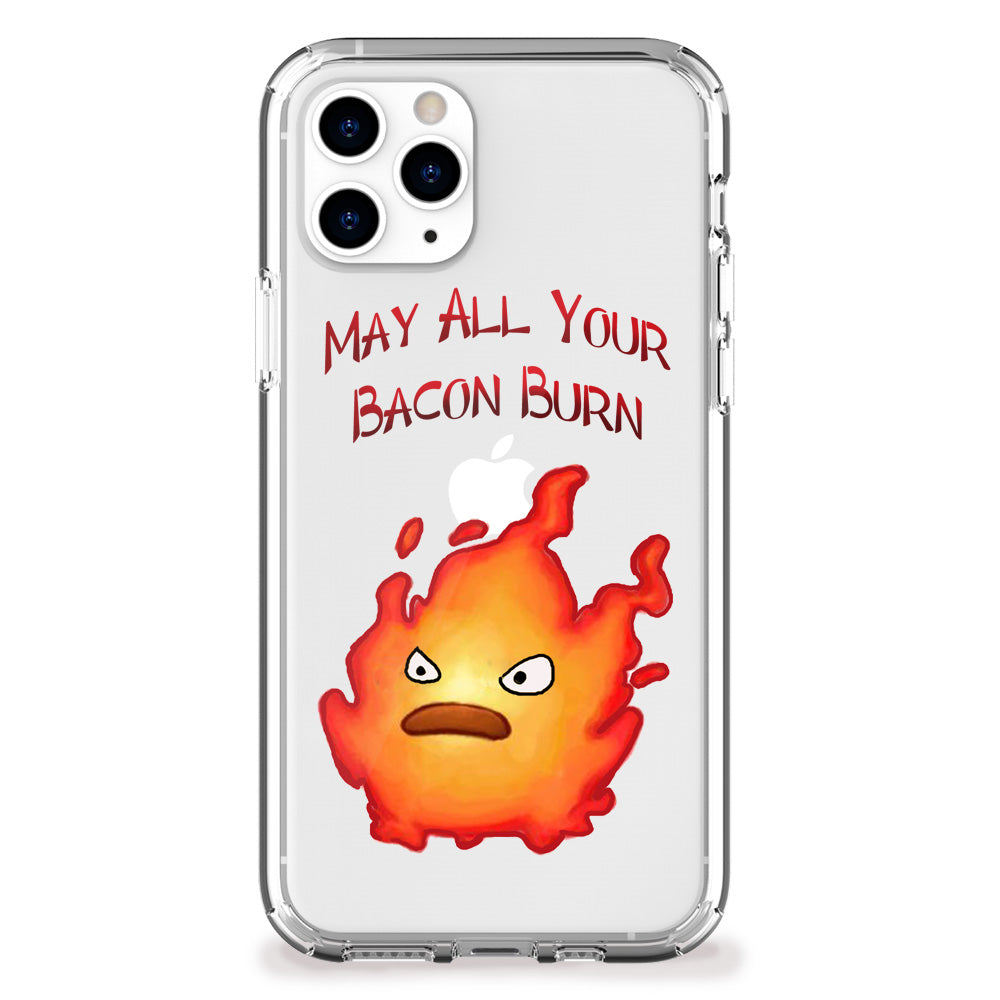 angry fire spirit iphone case