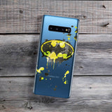 spray paint bat symbol samsung phone case