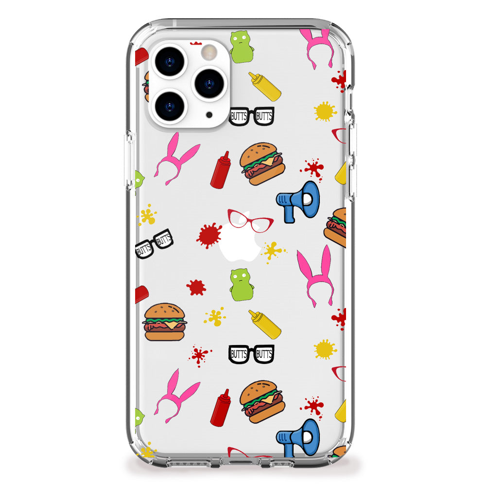 Burger Family iPhone Case