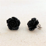 Rose Flower Stud Earrings (5 colors)
