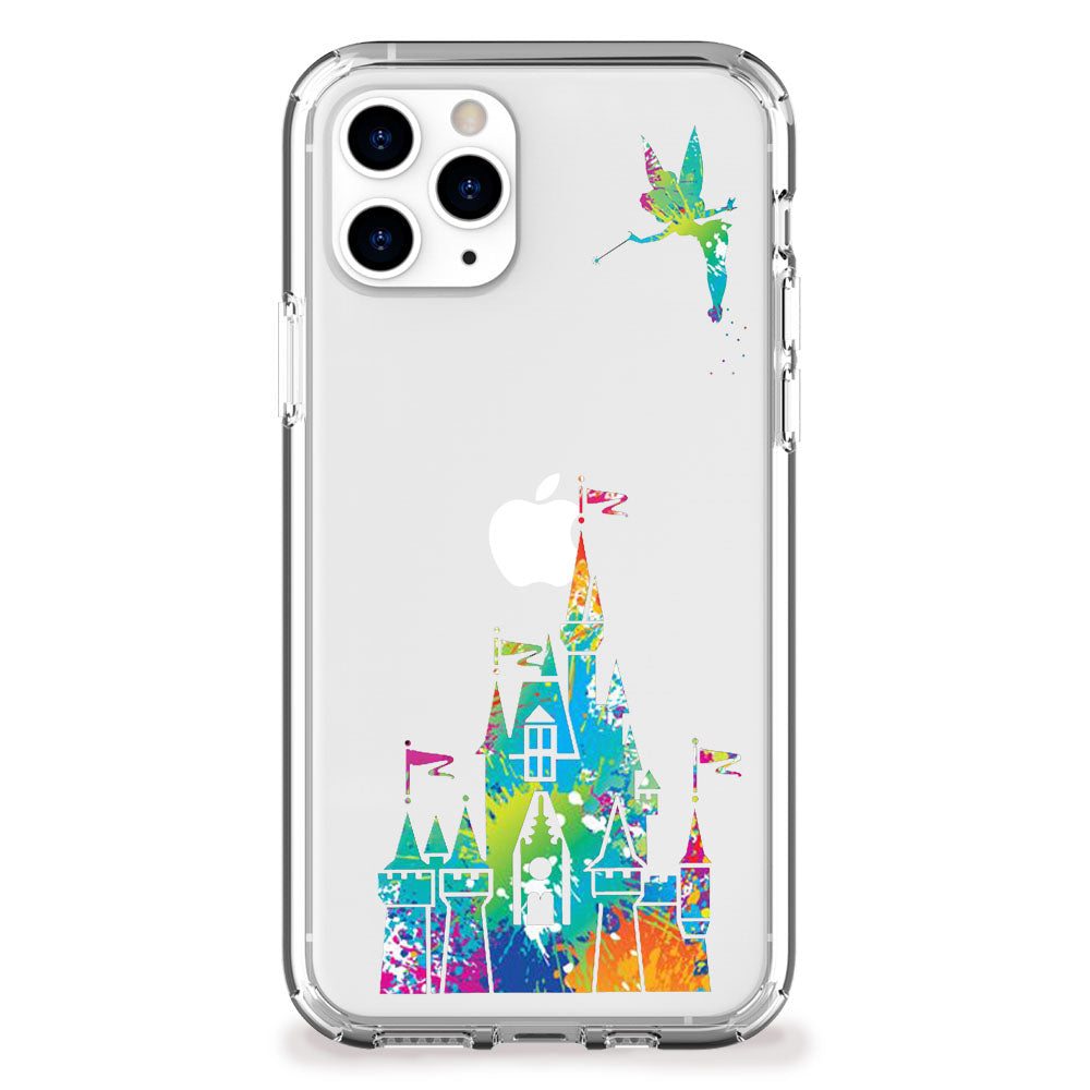 castle paint splatter iphone case