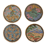 Japan Manhole Covers Inspired Cork Coaster Set of 4 - Set A