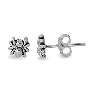 Silver Itsy Bitsy Spider Earrings