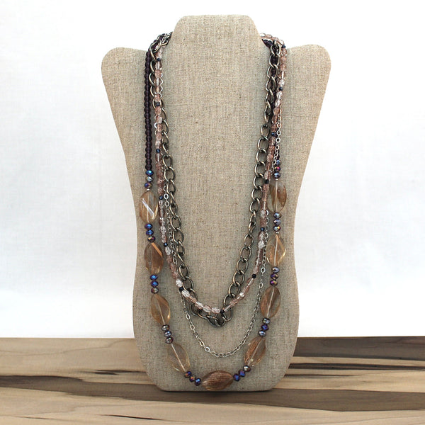 Layered necklace - Shimmer