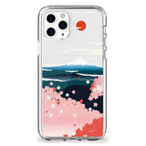Sakura Blossoms and Mt Fuji iPhone Case