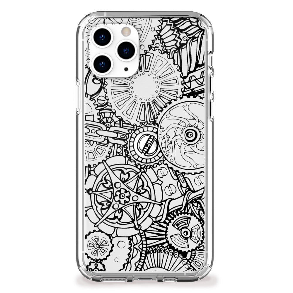 gears and wheels iphone case