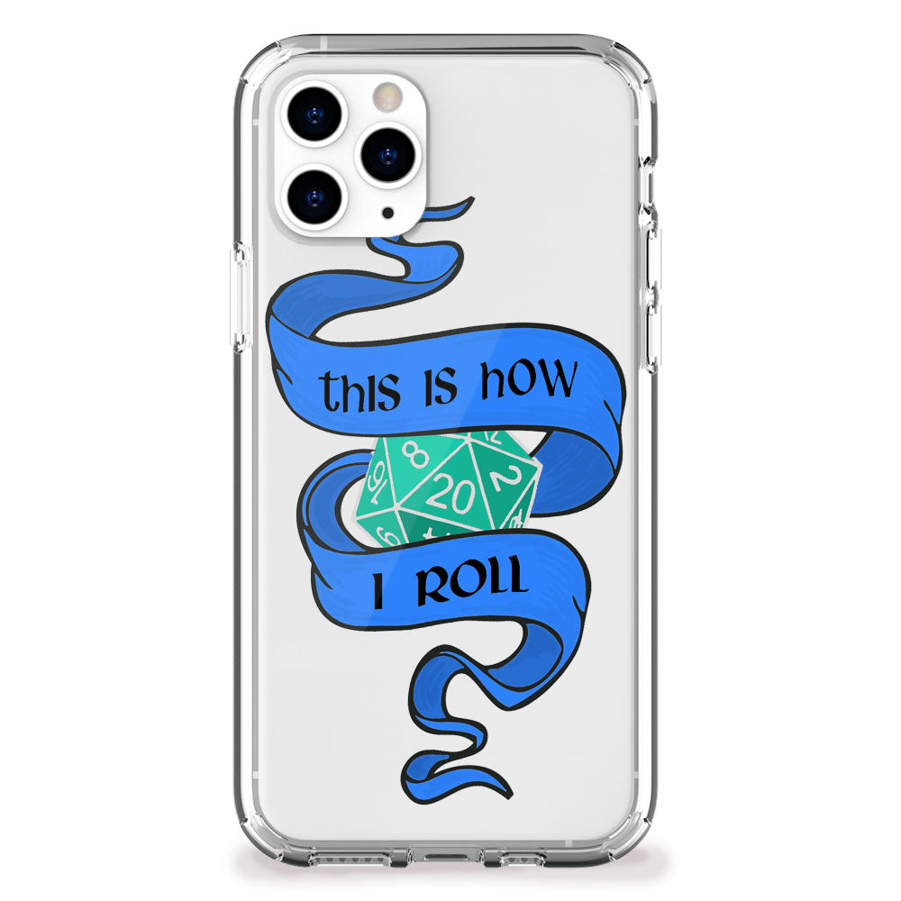 How I Roll iPhone Case (Blue)